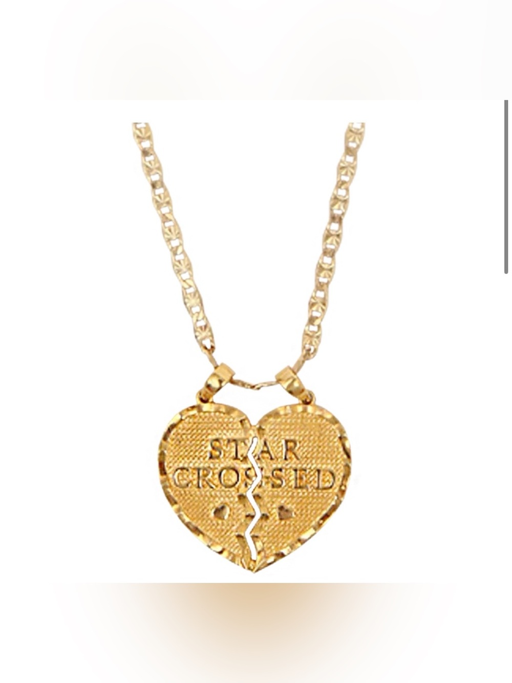 Kacey Musgraves Broken Heart Necklace from album cover